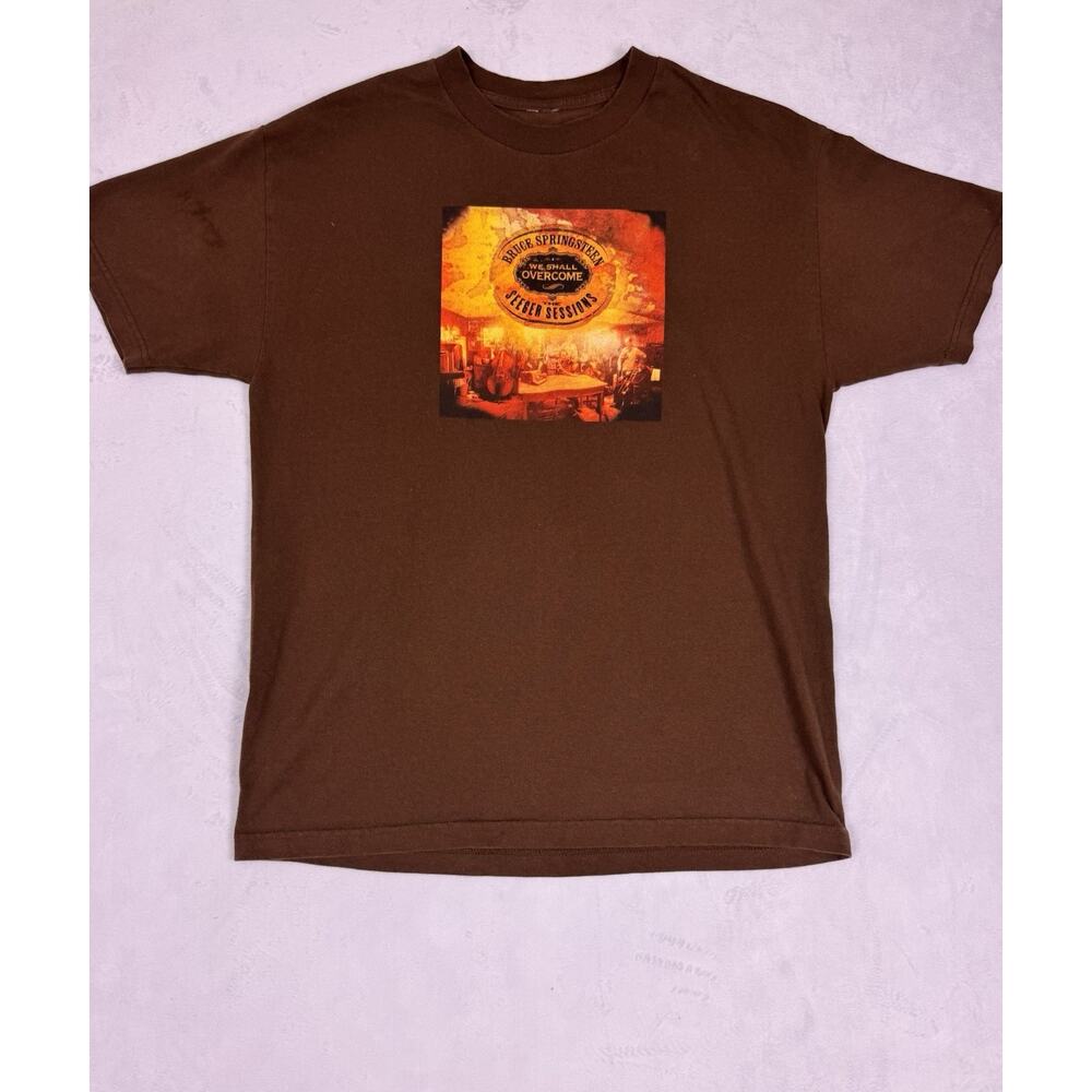 Bruce Springsteen Seeger Sessions Band Tour 2006 T Shirt Mens Large Concert Tee